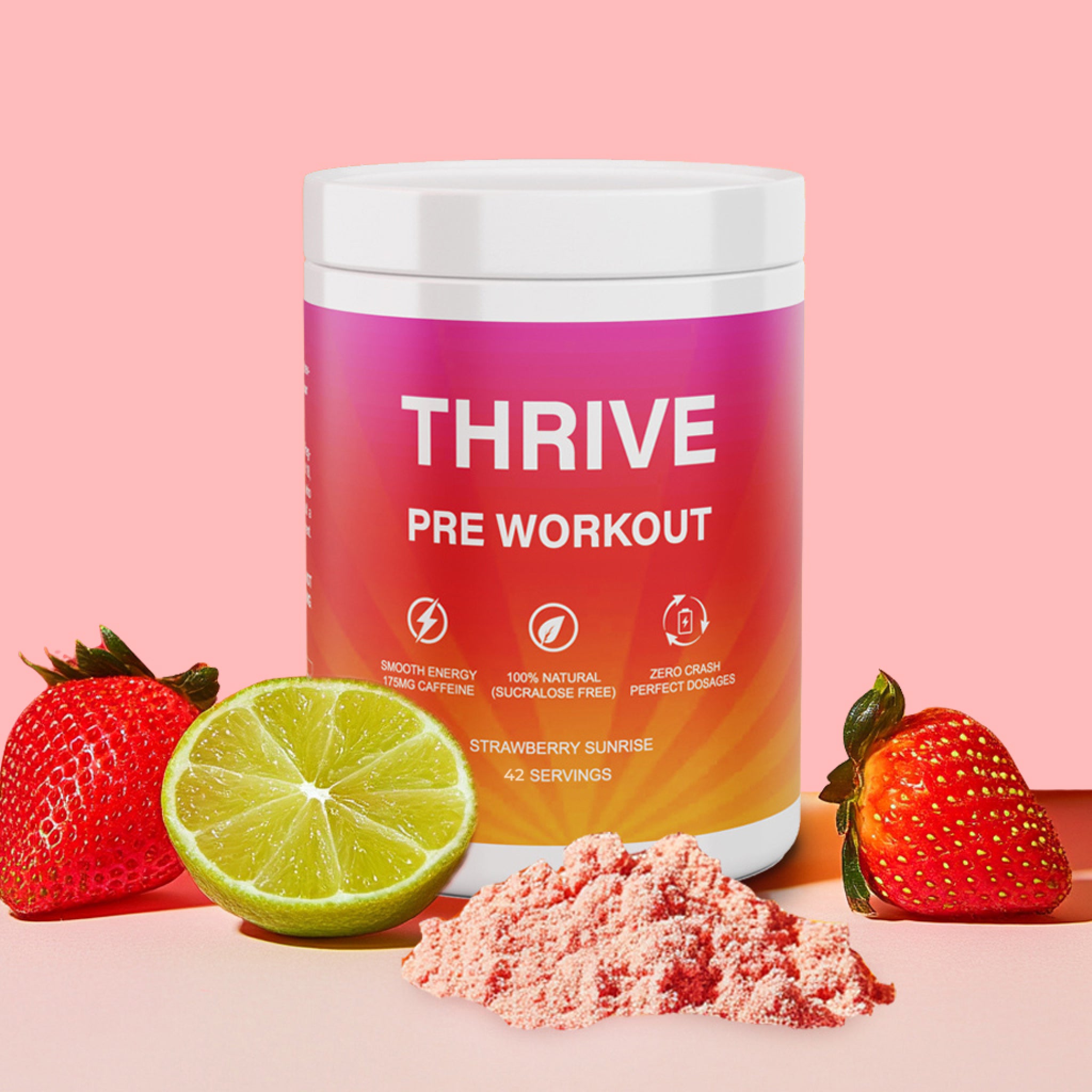 Thrive Natural Pre Workout Supplement