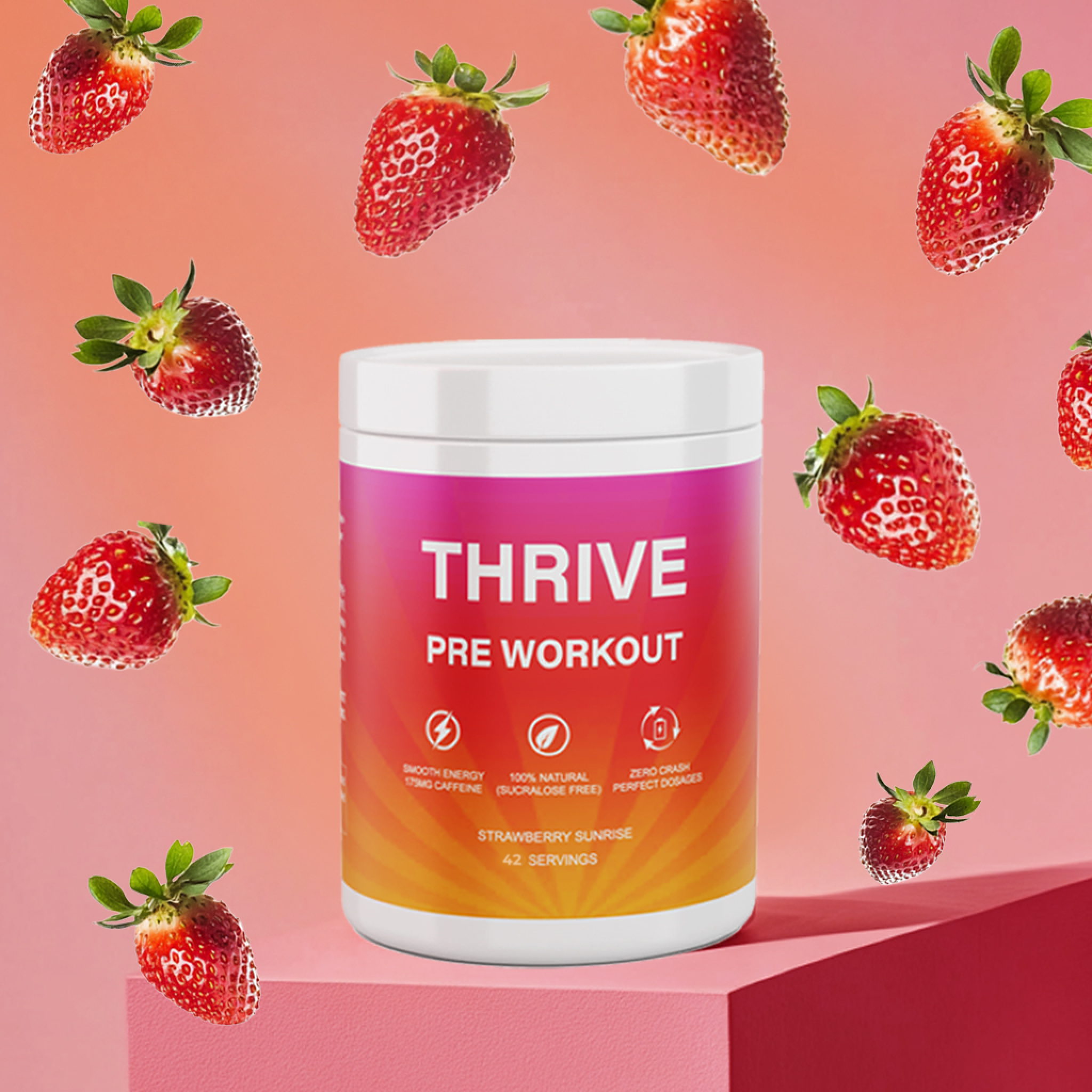 Thrive Natural Pre Workout | Pure Energy & Peak Performance