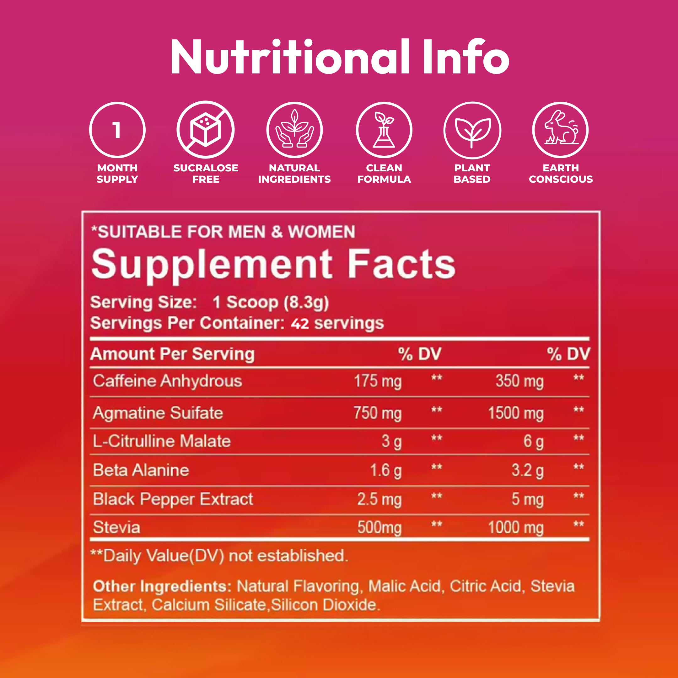 Thrive Natural Pre workout supplement